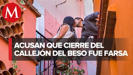 ¡Triunfa el amor!, reabren Callejón del Beso en Guanajuato capital