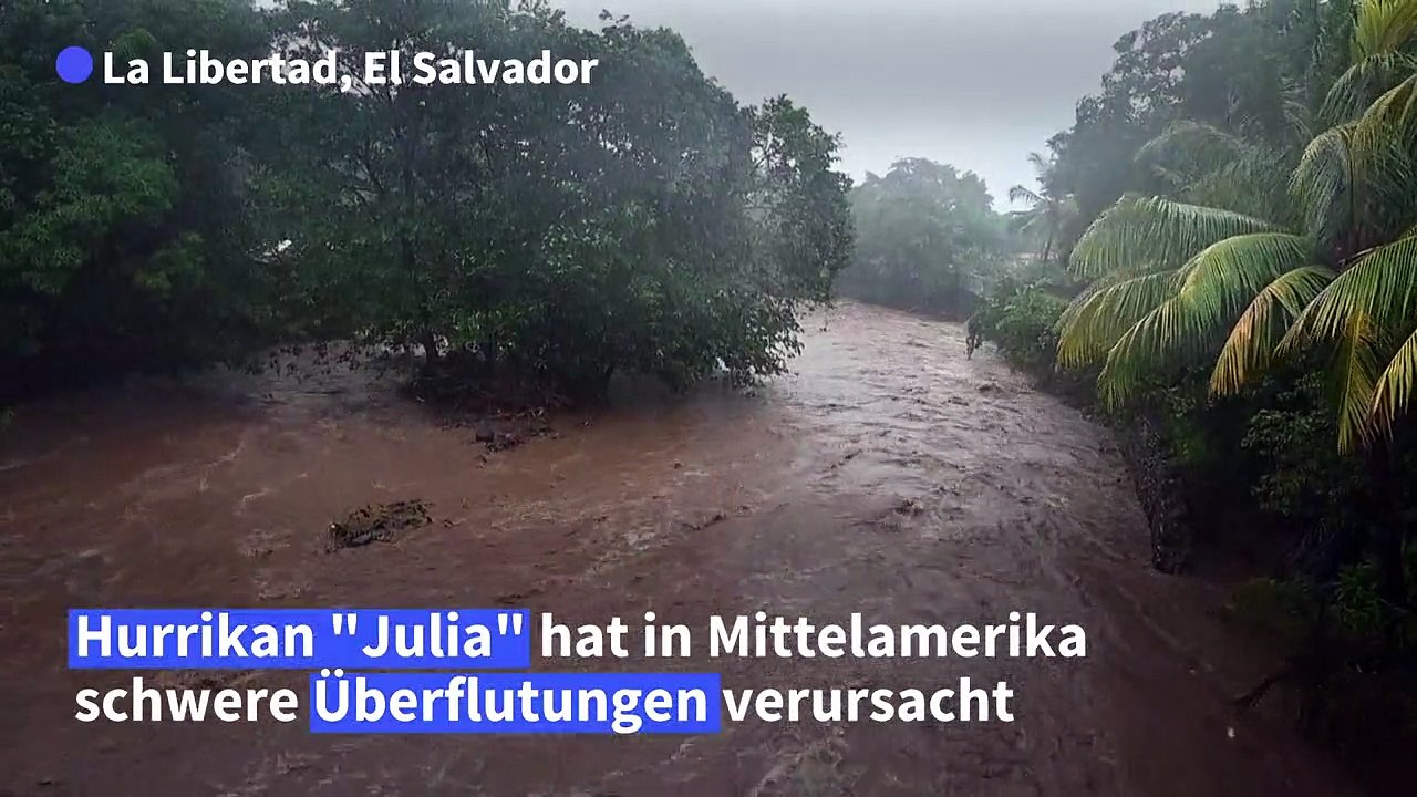 Viele Tote durch Hurrikan 'Julia' in Mittelamerika