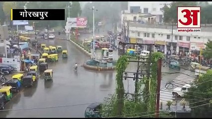 गोरखपुर में बारिश ने बढ़ाई शहरियों की परेशानी