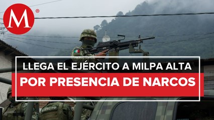 Descargar video: Ejército refuerza seguridad en Milpa Alta tras presencia de civiles armados