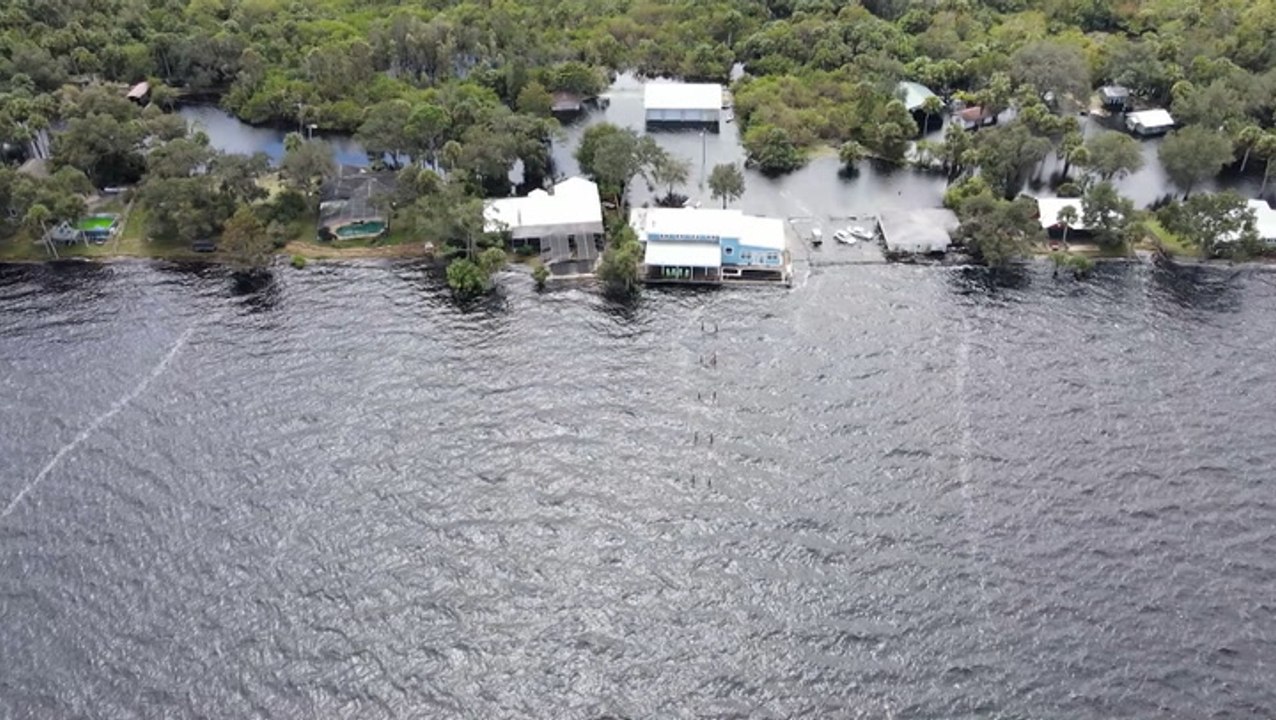 Central Florida rivers slowly receding after Hurricane Ian