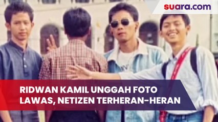 Ridwan Kamil Upload Foto Lawas, Netizen Terheran-heran