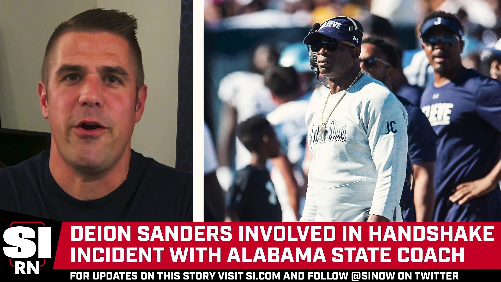 Deion Sanders Jr. Reacts to Handshake Incident at Alabama State - Sports  Illustrated