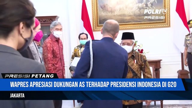 Wakil Presiden KH Ma'Ruf Amin Menerima Kunjungan Duta Besar Amerika Serikat