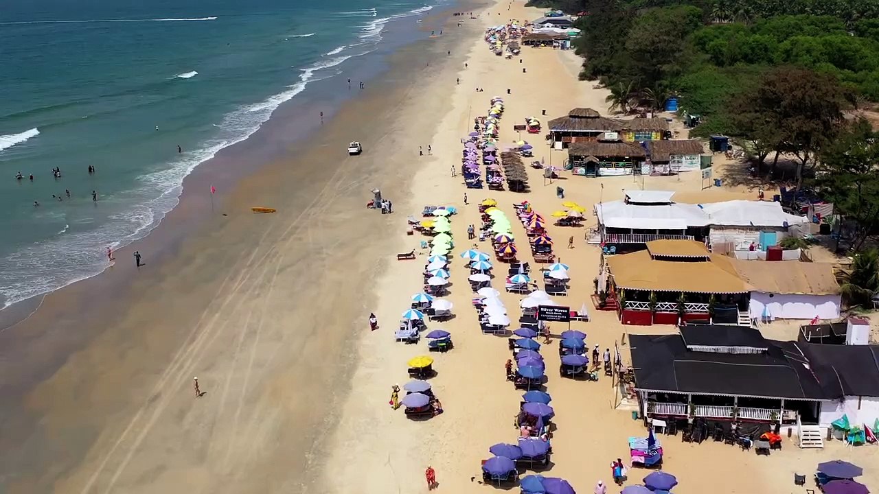 Cavelossim Beach Goa in 4k - Beautiful Beach in South Goa