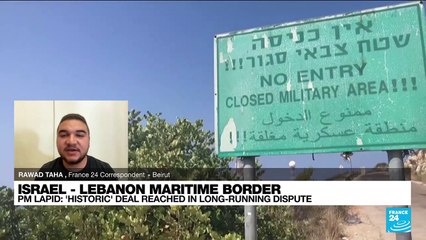 Lebanon, Israel clinch 'historic' maritime border deal