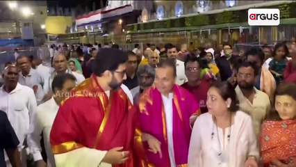 Abhishek Bachchan seeks blessings at Tirupati Balaji temple on dad Amitabh Bachchan's 80th birthday