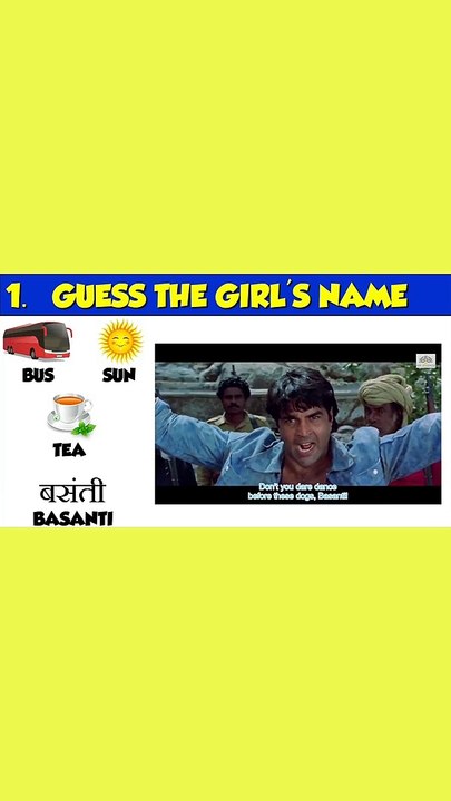 Guess the Girl name । Best video ।