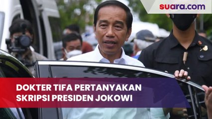 Usai Bandingkan Foto Wisuda, Dokter Tifa Gantian Pertanyakan Skripsi Presiden Jokowi: Ada Dua Orang?