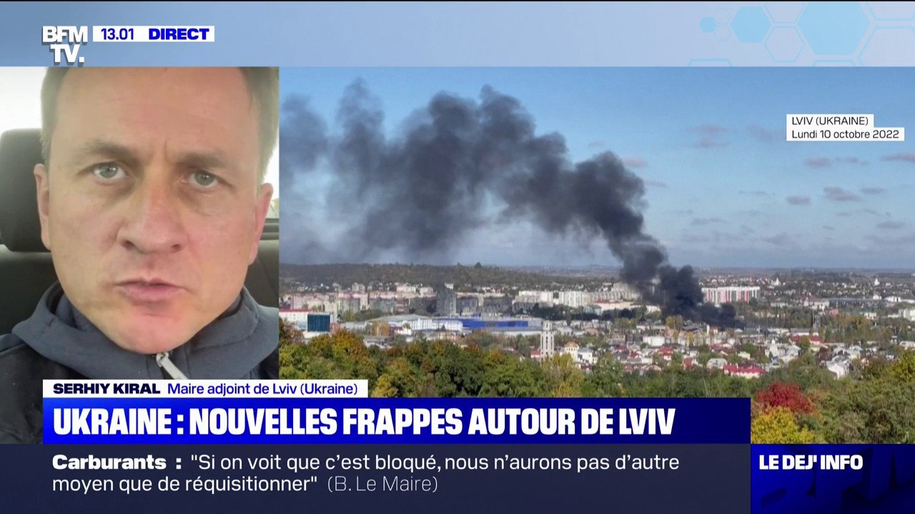 Guerre en Ukraine: le maire adjoint de Lviv dénonce "trois nouvelles explosions dirigées sur des infrastructures critiques"