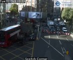 Just Stop Oil activists block roads in Knightsbridge. Video TfL