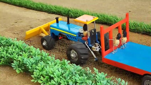 diy mini tractor trolley loading new technology | science_project | @Mini Creative | keepvilla