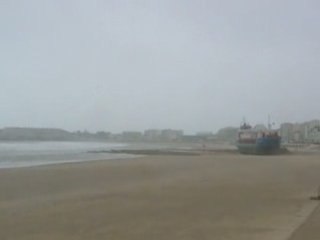 cargo échoué artemis sables d'olonne