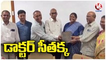 Congress MLA Seethakka Got PHD From Osmania University _ Hyderabad   | V6 News (2)