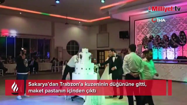 Öyle bir şaka yaptı ki gelin ve damadın aklı gitti