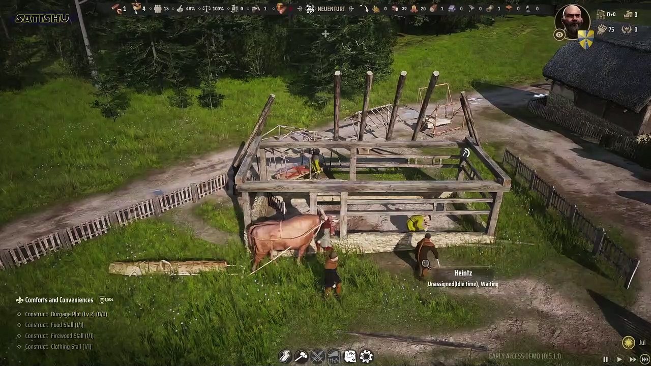 Eine schaffarm. (part 1) | manor lords  |  episode 7