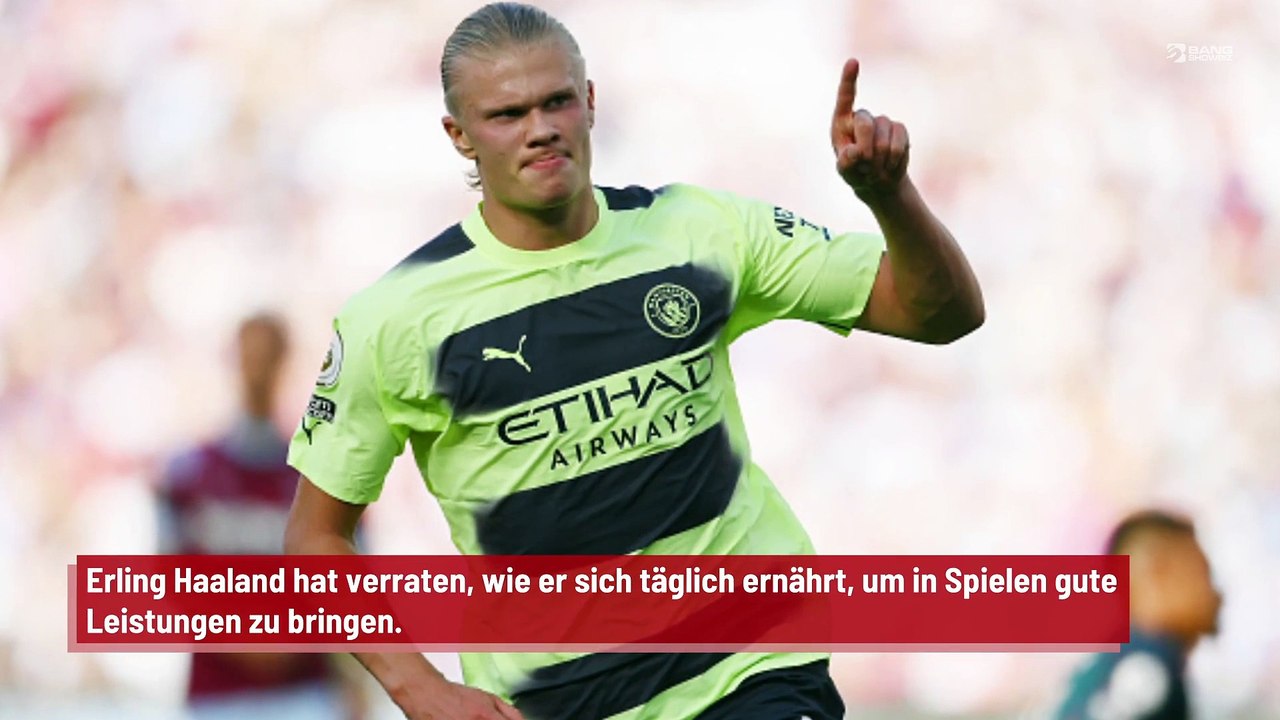 Kuhherz und Leber: Erling Haaland verrät seine Rohkost-Diät