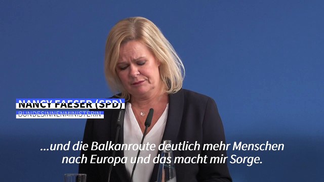 Wachsende Flüchtlingszahlen: Faeser verlängert Grenzkontrollen