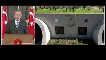 Cumhurbaşkanı Erdoğan: "Biz kendimizle birlikte kalbi ve gözü bize yönelmiş tüm dostlarımız ve mağdurlar için büyük ve güçlü Türkiye'yi inşa etmenin...