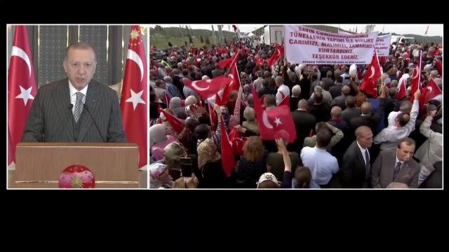 Cumhurbaşkanı Erdoğan Assos ve Troya Tünelleri Açılış Töreni'nde konuştu Açıklaması