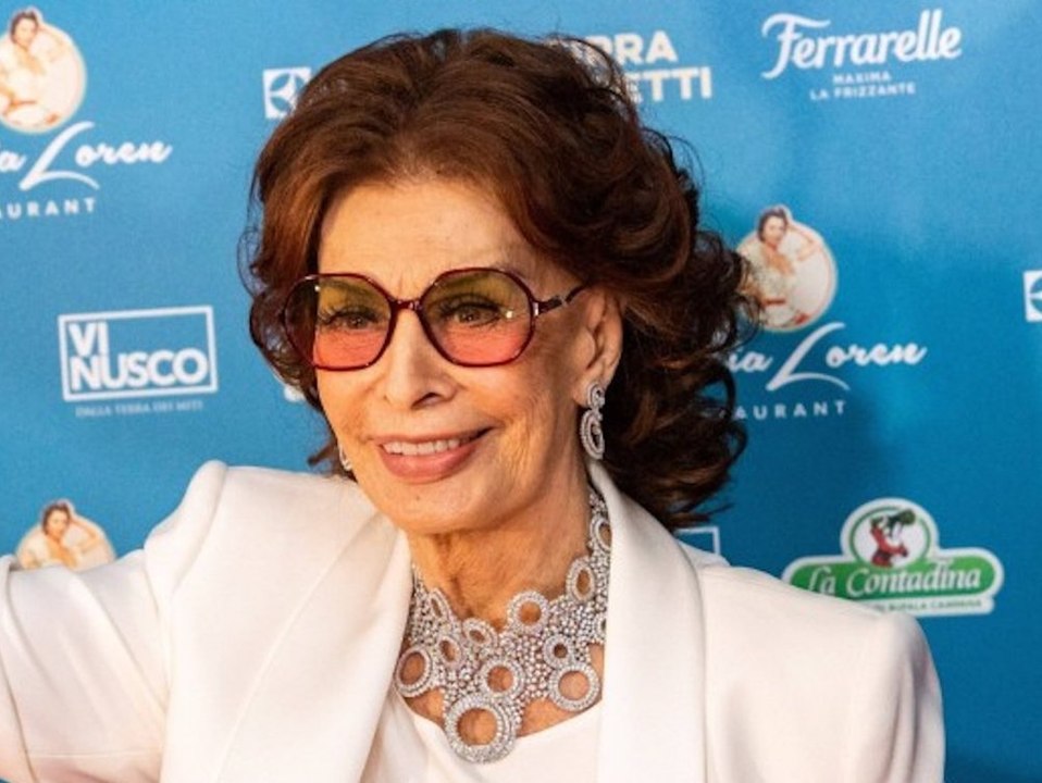 Glamour-Auftritt in Mailand: Sophia Loren feiert Restauranteröffnung
