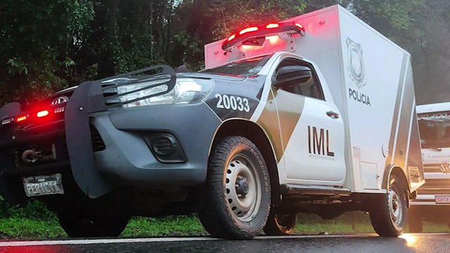 Corpo de vítima de acidente na BR-277 de trânsito dá entrada no IML de Cascavel