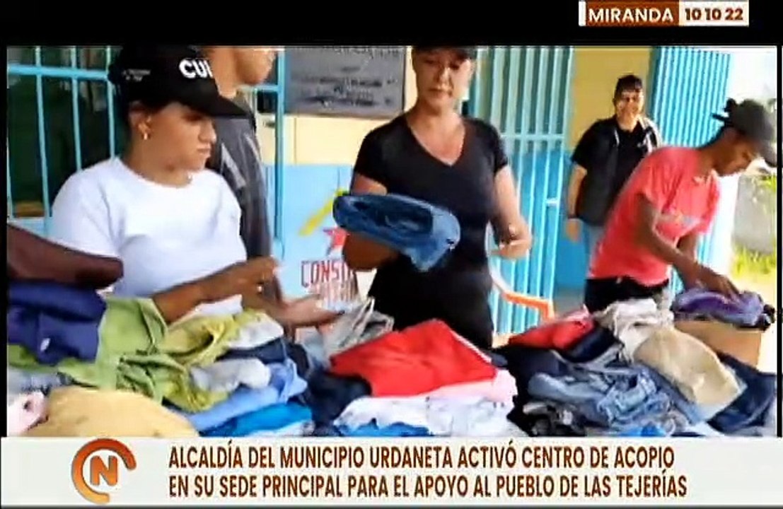 Miranda | Alcaldía del mcpio. Urdaneta activada como centro de acopio en apoyo a Las Tejerías