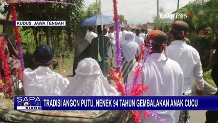 Gelar Tradisi Angon Putu, Ini Momen Kebahagiaan Nenek Usia 94 Tahun yang Gembalakan Anak Cucunya!