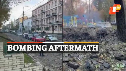 Russia Missile Attack Aftermath - Scenes Of Destruction In Ukraine