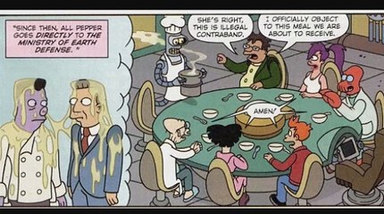 Futurama Comic Issue 12-13 Reviews Newbie's Perspective