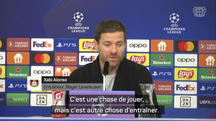 Groupe B - Xabi Alonso sur ces débuts en C1 : "Une chose de jouer, mais c'est autre chose d'entraîner"