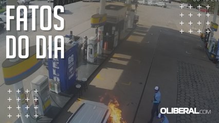 Frentista aciona isqueiro e quase incendeia carro de cliente em Marabá