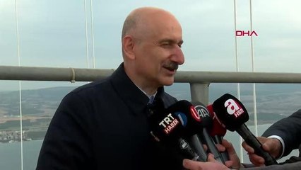 BAKAN KARAİSMAİLOĞLU, AÇILIŞ SONRASI GAZETECİLERİN SORULARINI YANITLADI
