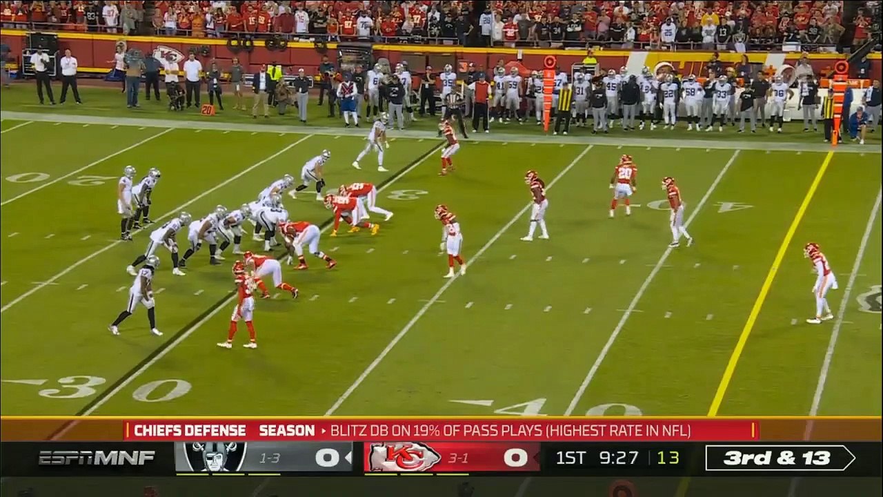 Kansas City Chiefs vs Las Vegas Raiders Full Highlights 1st QTR _ NFL Week 5, 2022