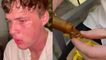 'Why is it SO spicy?' - Guy tries INSANELY HOT sauce and couldn't handle the heat