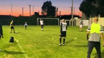 Images maritima: le foot en marchant à Fos sur mer avec l'ES Fos