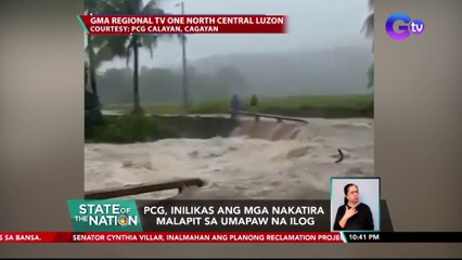 PCG, inilikas ang mga nakatira malapit sa umapaw na ilog | SONA