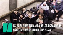 Vídeos grabados en el metro de Kiev muestran la serenidad con la que los habitantes de la capital acogieron el regreso de las bombas de Moscú.