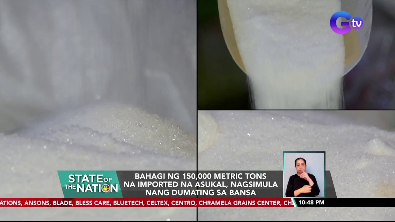 Bahagi ng 150,000 MT na imported na asukal, nagsimula nang dumating sa bansa | SONA