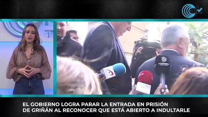 El Gobierno logra parar la entrada en prisión de Griñán al reconocer que está abierto a indultarle