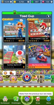 Mario Kart Tour: Anniversary Tour: Toad Cup