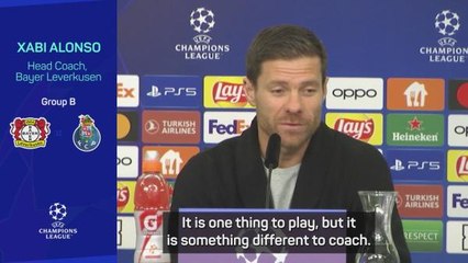 Download Video: Alonso looking forward to 'special' UEFA Champions League managerial debut