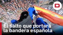 El impecable salto que portará la bandera de España en el desfile de la Fiesta Nacional