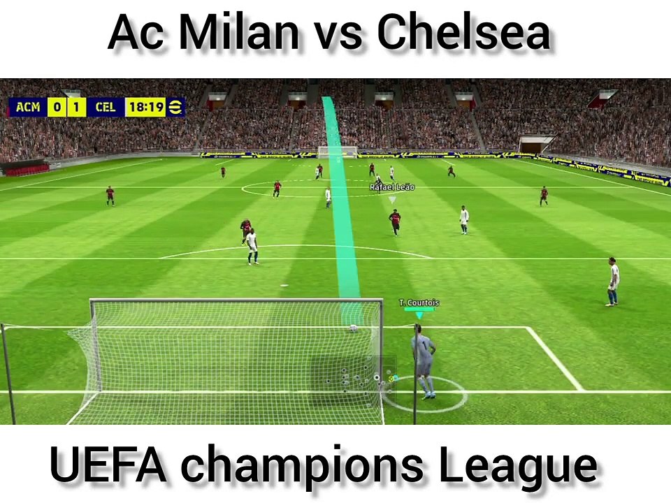 Ac Milan vs Chelsea UEFA champions League.