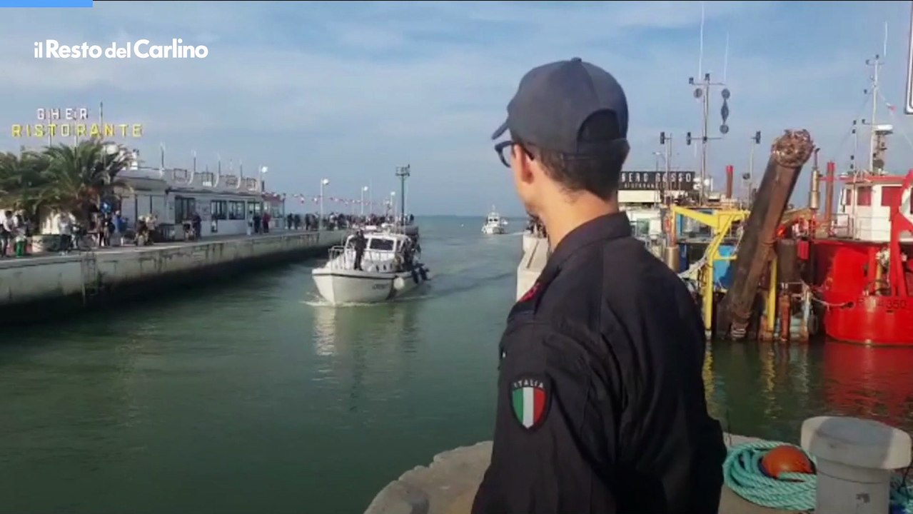 Amerigo Vespucci a Riccione, l'arrivo del comandante