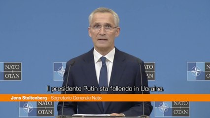 Stoltenberg "Nato con l'Ucraina per tutto il tempo necessario"