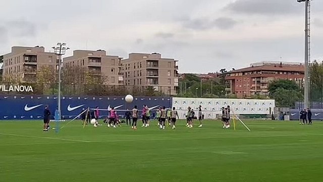 Verso Barcellona - Inter: la rifinitura dei blaugrana