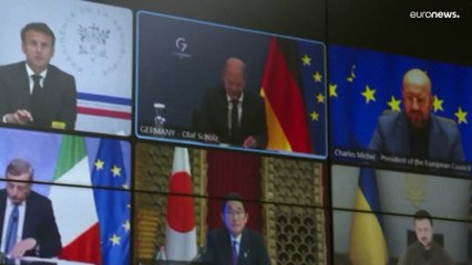 Tải video: Лидеры G7 осудили Россию