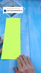 tutorial on making a toy airplane out of paper