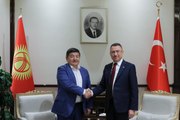 Cumhurbaşkanı Yardımcısı Oktay, Kırgızistan Bakanlar Kurulu Başkanı Caparov'u kabul etti